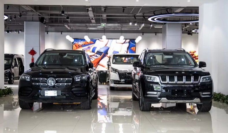 AVIC Lantian AUTOMOBILE SALES&amp;SERVICE (SHANGHAI) Co., Ltd. linha de produção da fábrica