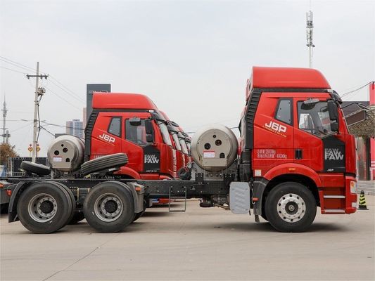 Caminhão pesado FAW Jiefang J6P Veículo de reboque de reboque Carrinha cabeça 6X4 J6P 370-550HP Caminhão