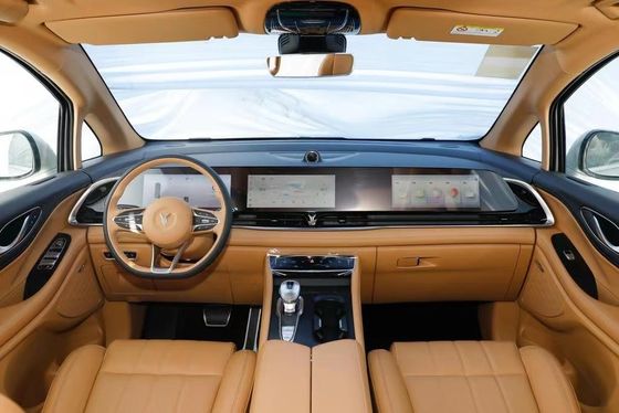 Velocidade máxima 200 Km/h 2024 VOYAH High End Luxury Flagship Car 7 Seat Veículo Elétrico MPV