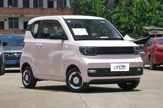 Made Wuling Mini Ev Car 120km Ternar Lithium Wuling Car elétrico para mercados do país
