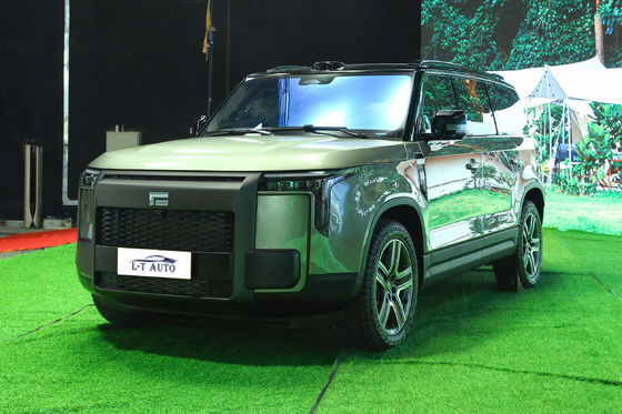 Versão 2024 BAIC Jishi 01 SUV médio e grande Stone 01 EV Hybrid Car com 7 assentos Luxury