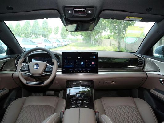 Veículo híbrido elétrico plug-in de 5 lugares BYD Han EV com alcance de 700 km e distância entre eixos de 2920 mm