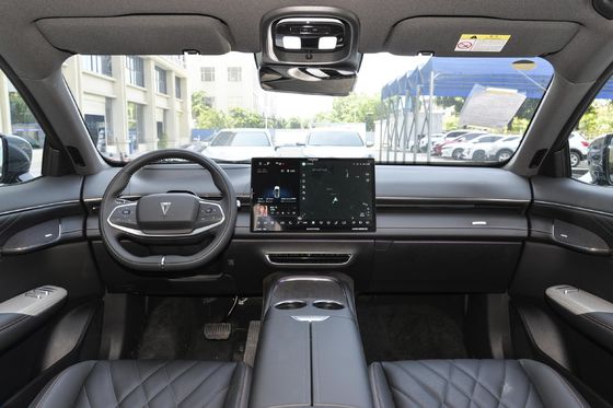Direção esquerda Changan Azul escuro Deepal S7 SL03 5 portas 5 lugares SUV Long Range EV Veículos automotores