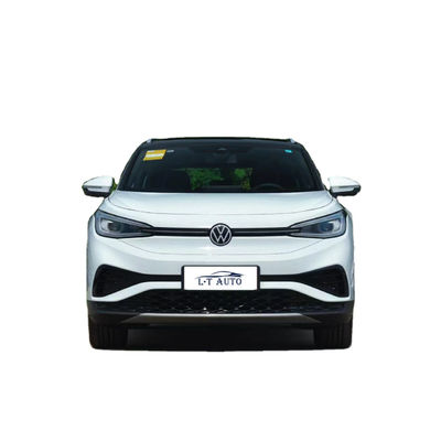 Volkswagen ID4X Long Endurance Direção à mão esquerda Carro elétrico e exterior branco-cristalino