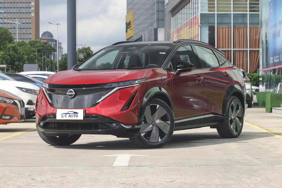 Pure Electric Nissan Ariya 2023 2024 2WD Compacto SUV Carro em Branco/Cinza/Amarela/Vermelho/Laranja