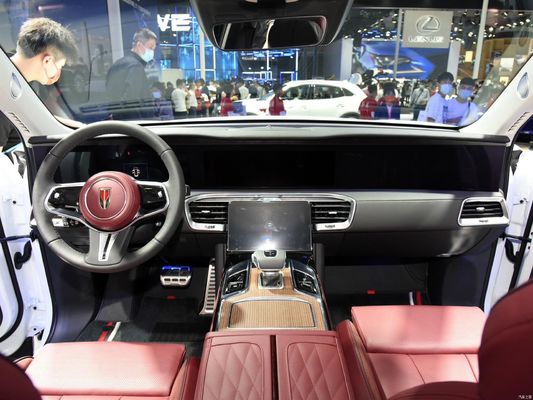 Carro elétrico de 6 lugares 2024 Hongqi E-hs9 com alcance de 660 km e bateria de lítio ternária