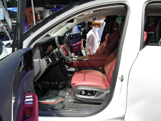 Carro elétrico de 6 lugares 2024 Hongqi E-hs9 com alcance de 660 km e bateria de lítio ternária
