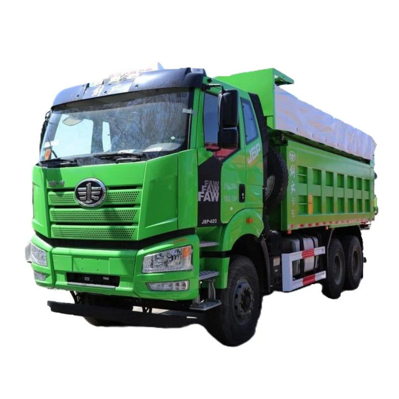 FAW Jiefang 6X4 10 Rodas Dump Tipper Transportador pesado de areia e cascalho Caminhão com motor diesel