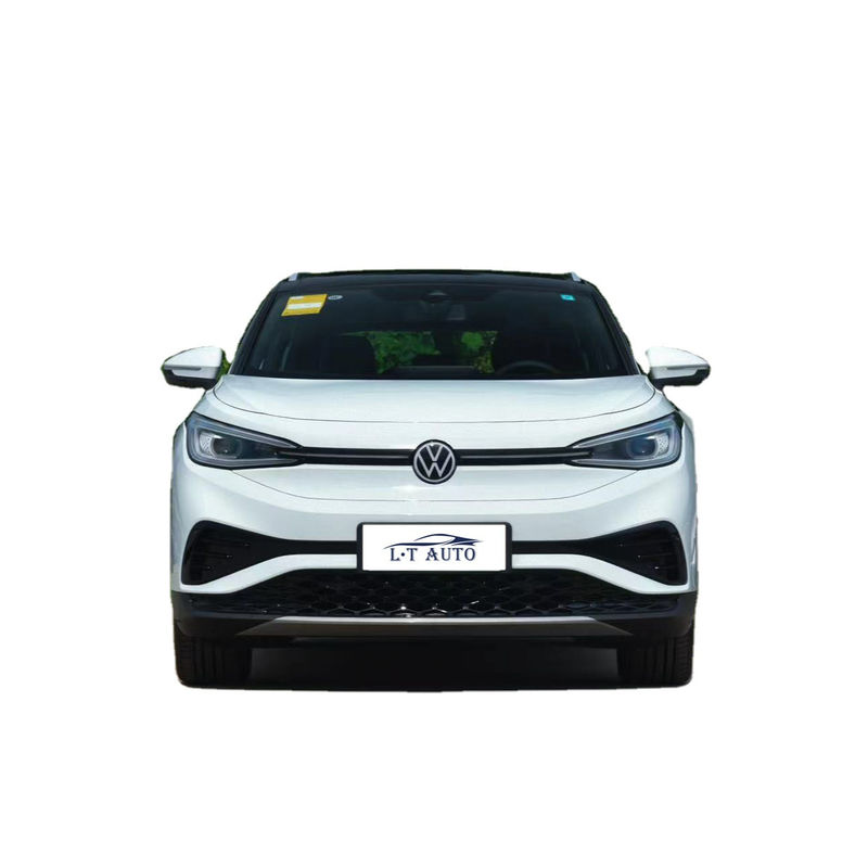 Volkswagen ID4X Long Endurance Direção à mão esquerda Carro elétrico e exterior branco-cristalino